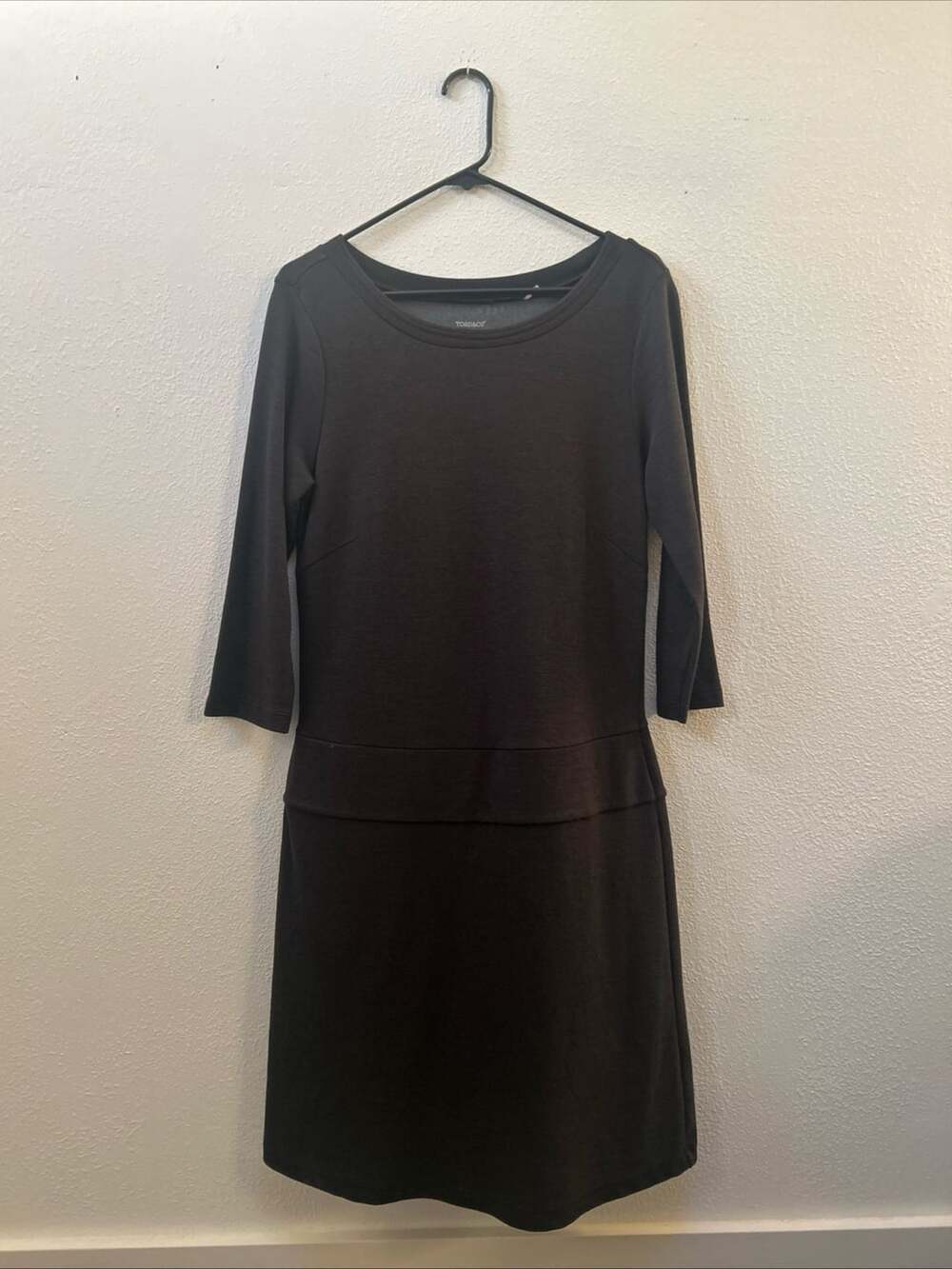 Toad&Co Dress Size L Black Long Sleeve